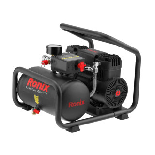 کمپرسور 6 لیتری رونیکس مدل RC-0613 بی صدا دوسیلندر بدون روغن